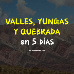 Portada guía PDF Jujuy en 5 días (Yungas, Valles y Quebrada)